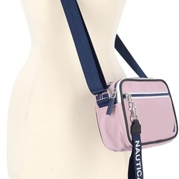 NWT! Nautica crossbody bag in soft pink color. Authentic. Brand new. - Picture 7 of 16